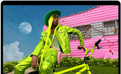 Imagen de una MacBook Air que muestra la pantalla Liquid Retina